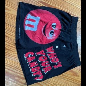 NWT M&M’s WORLD BOXERS LOUNGE SHORTS